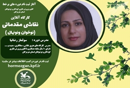 نقاشی مقدماتی(نوخوان ونونهال) ،خانم رضانیا ، چهارشنبه ساعت 18،تابستان1400هرمزگان 